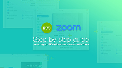 Step-by-step guide to setting up IPEVO document cameras with Zoom