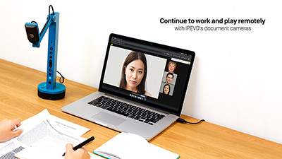 Continue to work and play remotely with IPEVO’s document cameras