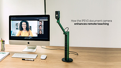 How the IPEVO document camera enhances remote teaching